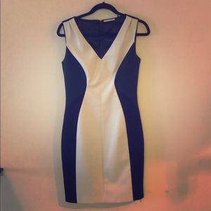 Color-block work dress